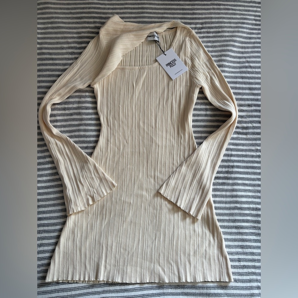 Princess Polly Cream Cut-Out Mini Dress - Picture 3 of 3